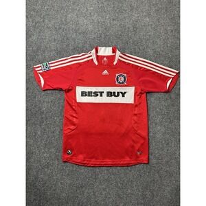 Soccer Adidas Chicago Fire Pappa #16 Jersey MLS 2008, Size Youth L 14-16 Years